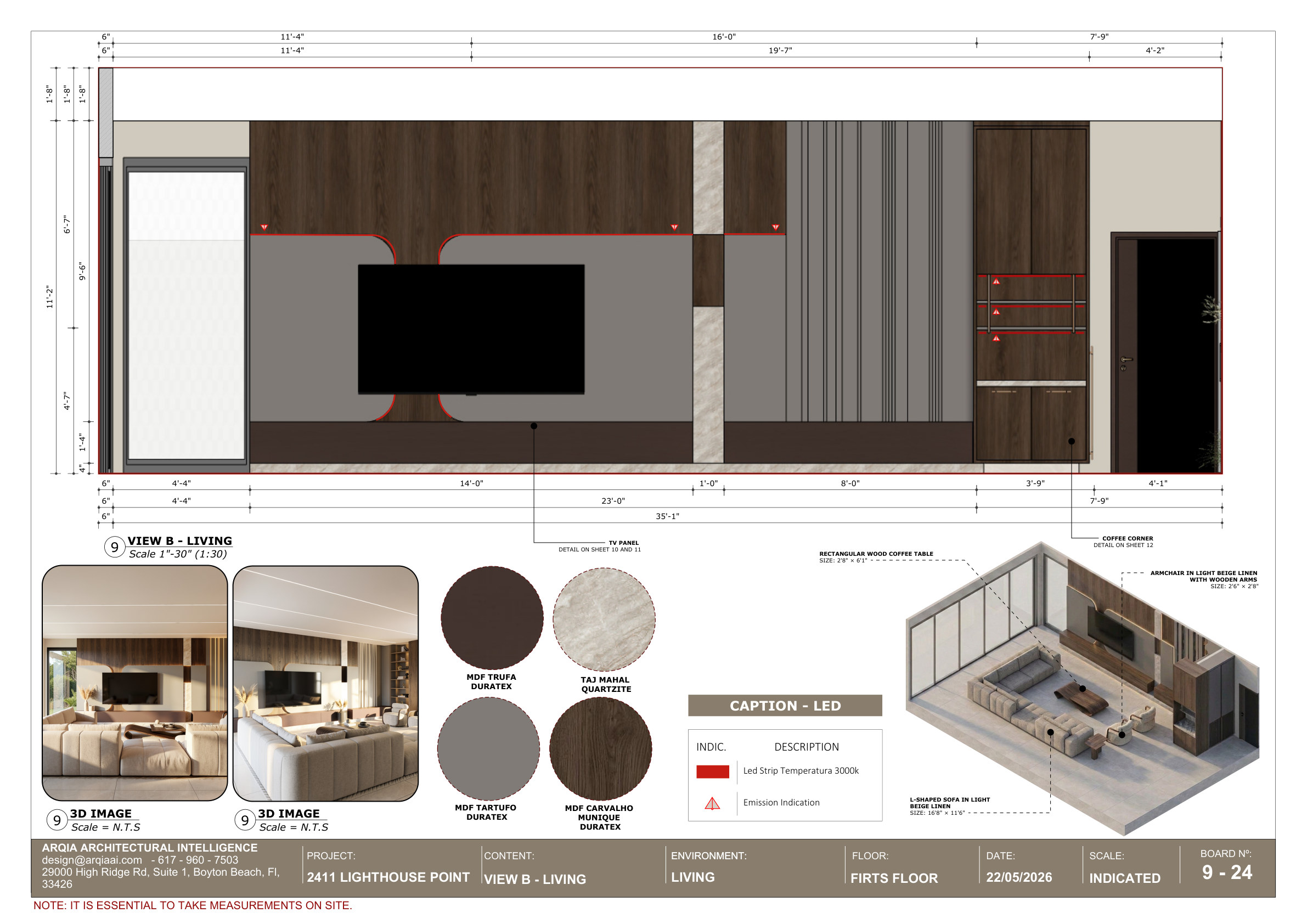 Kitchen & Living — detail board 9