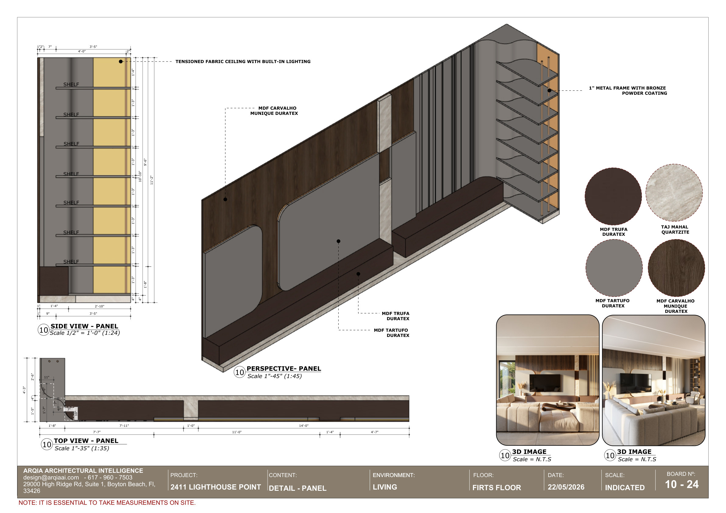 Kitchen & Living — detail board 10