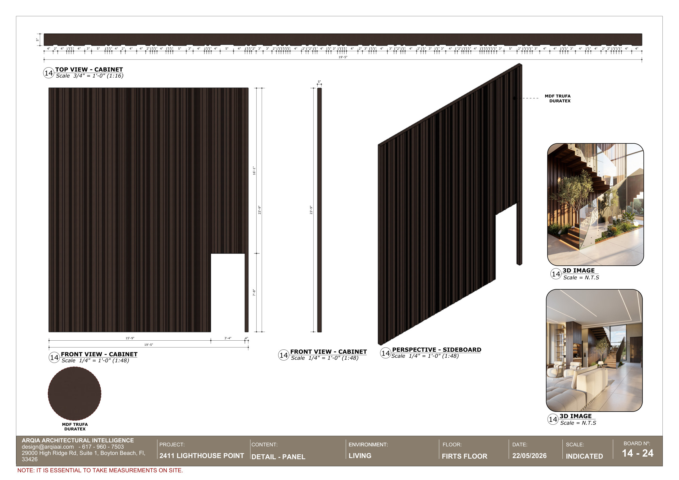 Kitchen & Living — detail board 14