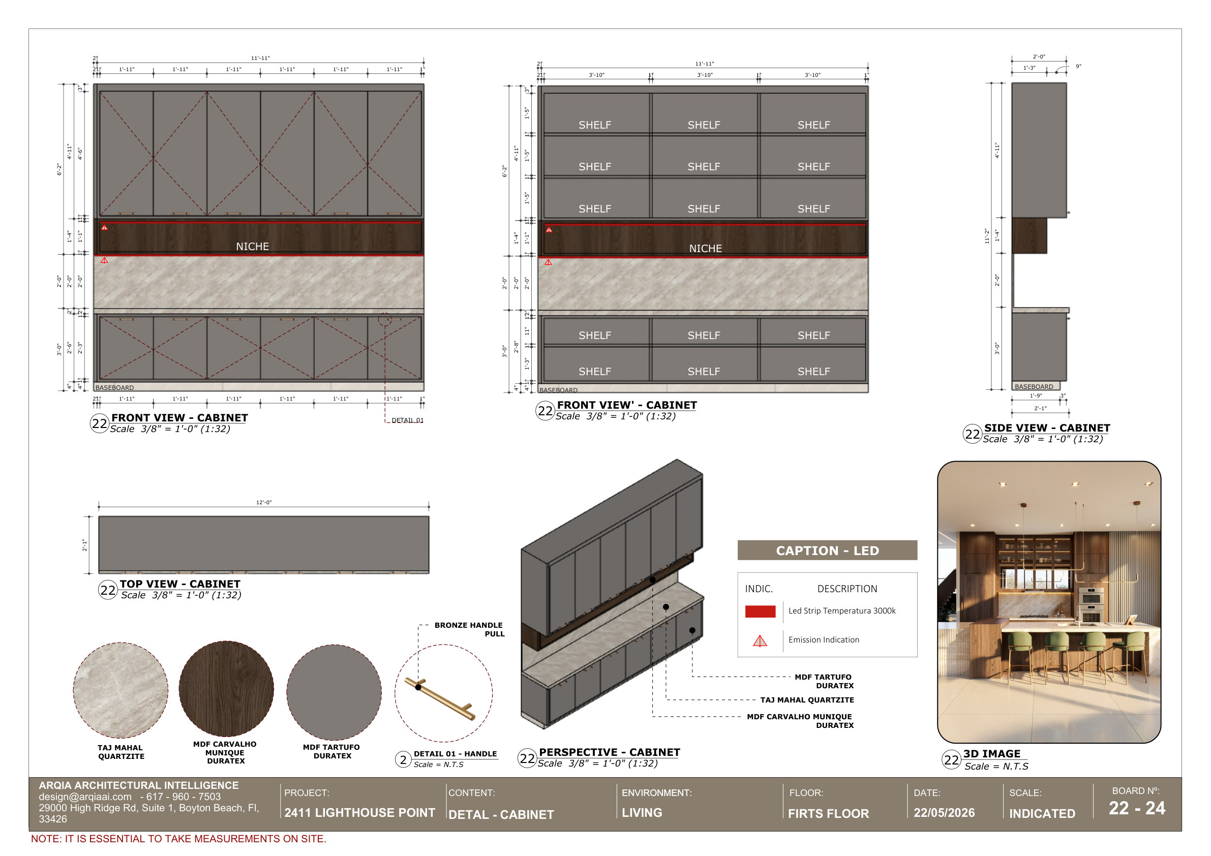 Kitchen & Living — detail board 22