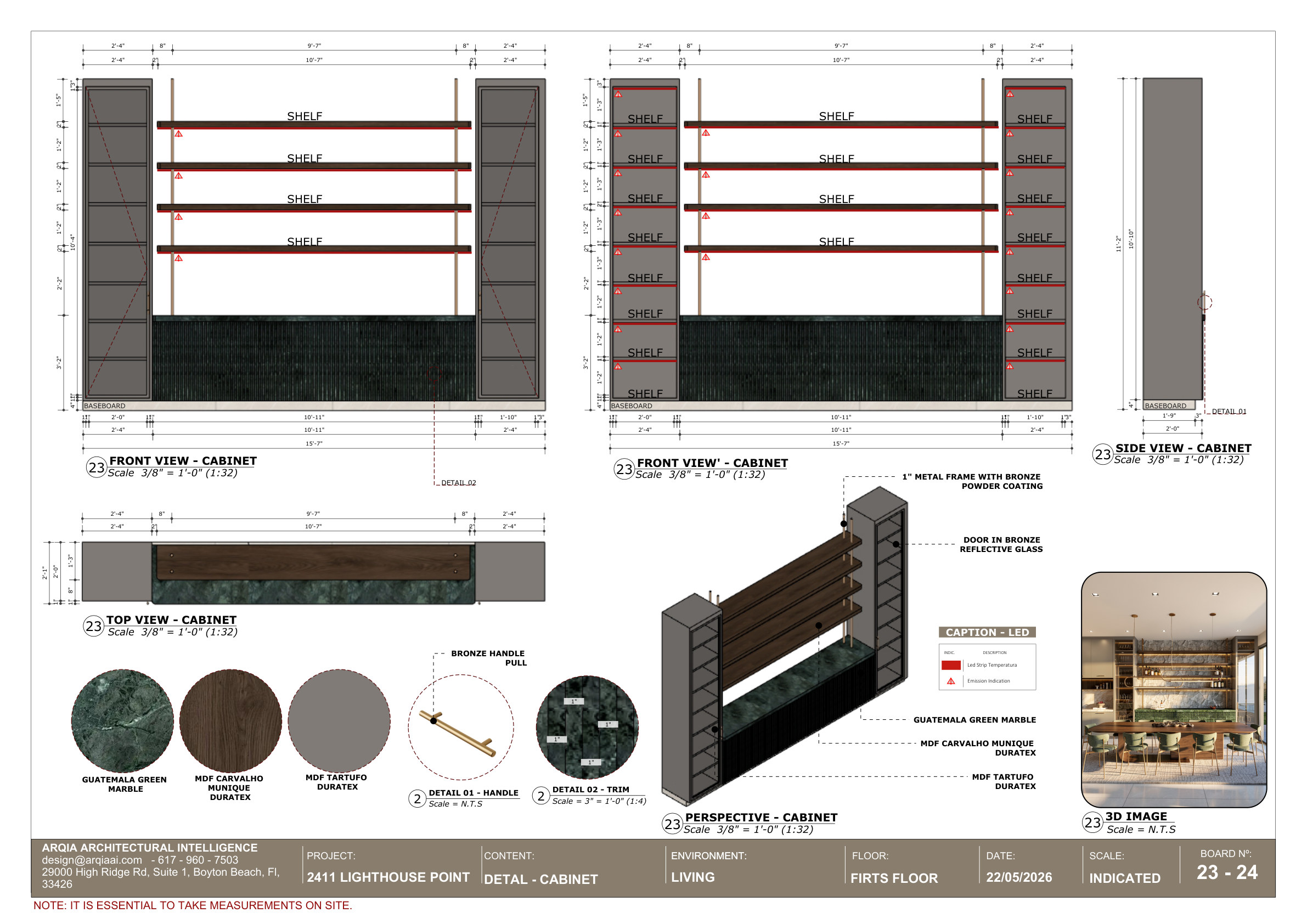 Kitchen & Living — detail board 23